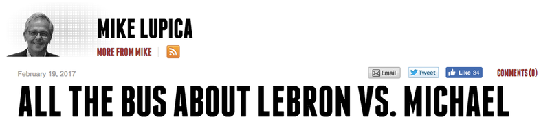 Illustration for article titled Recent Mike Lupica Headlines, Ranked